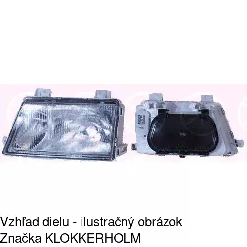 Hlavný reflektor POLCAR 506209-E - obr. 1