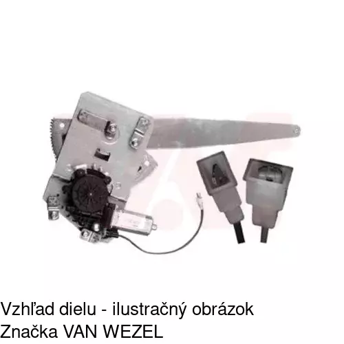 Elektrický mechanizmus okna dverí POLCAR 5062PSE1