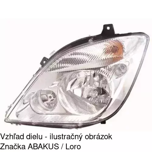 Hlavný reflektor POLCAR 5065097E - obr. 4