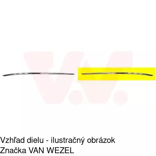 Lišta nárazníka POLCAR 50700721 - obr. 1