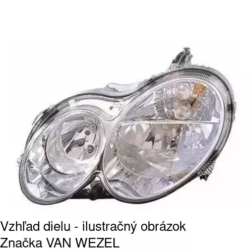 Hlavný reflektor POLCAR 507109-H - obr. 1