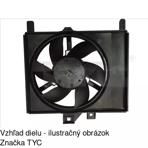 Ventilátory chladičov POLCAR 509523W1