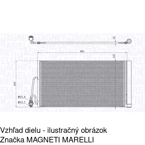 Chladiče klimatizácie POLCAR 5102K8C1S