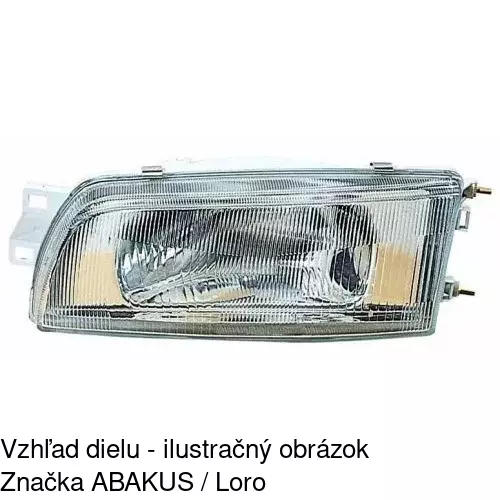 Hlavný reflektor POLCAR 5217090E - obr. 3