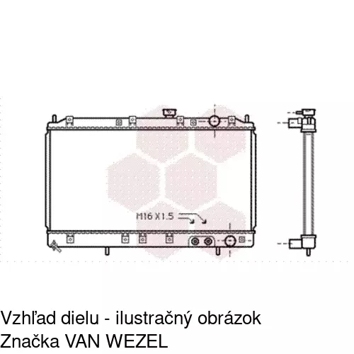 Chladiče vody POLCAR 5221083K