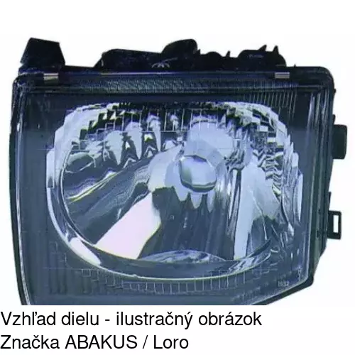 Hlavný reflektor POLCAR 527309-E