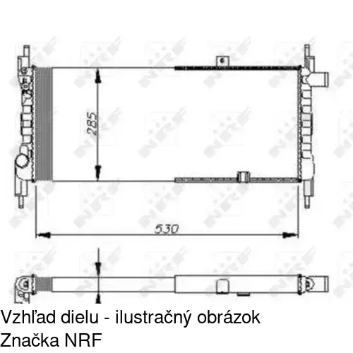 Chladiče vody POLCAR 550508-1 - obr. 1