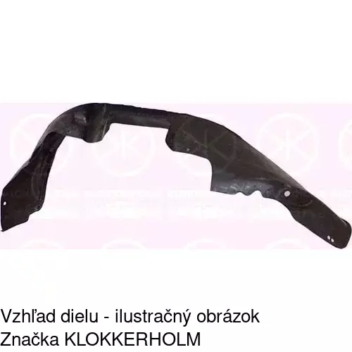 Podblatník (plast) POLCAR 5507FL1T