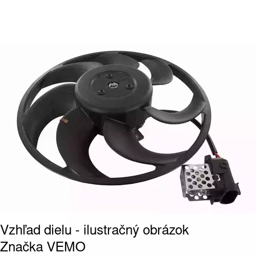 Ventilátor bez krytu / podpery POLCAR 550823U1 - obr. 1