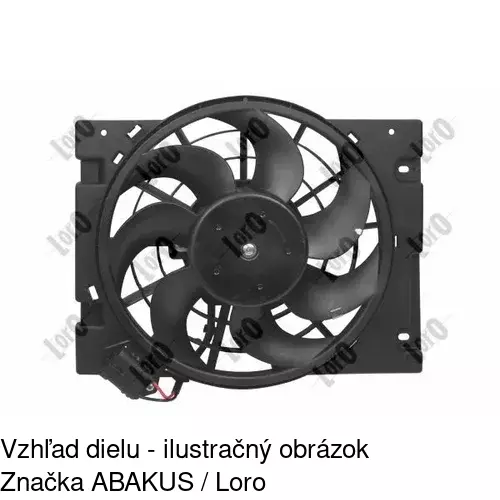 Ventilátory chladičov 550823W1 /POLCAR/ - obr. 5