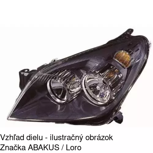 Hlavný reflektor POLCAR 550910-E - obr. 3