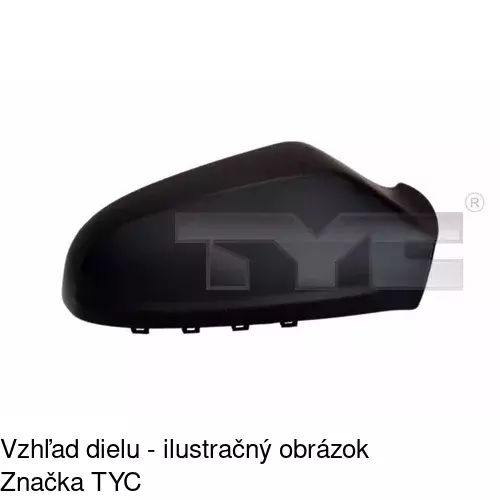 Rám vonkajšieho zrkadla POLCAR 550955TE - obr. 2