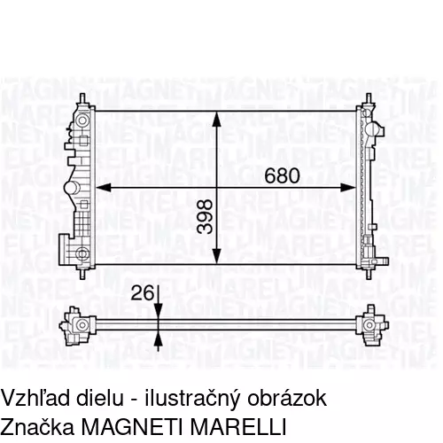 Chladiče vody POLCAR 552008-5