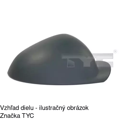 Rám vonkajšieho zrkadla POLCAR 552055PM - obr. 1