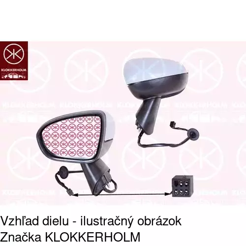 Vonkajšie zrkadlo POLCAR 5546524S - obr. 1