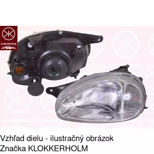 Hlavný reflektor POLCAR 555509-V - obr. 2