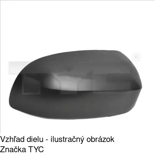 Rám vonkajšieho zrkadla POLCAR 555655TM - obr. 2