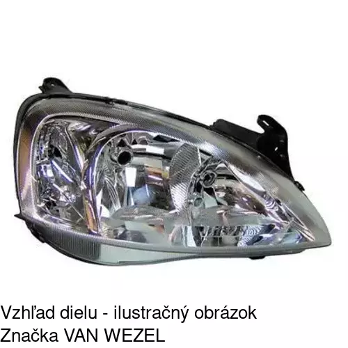 Hlavný reflektor POLCAR 555710-E - obr. 3