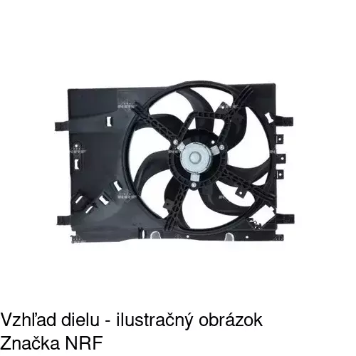 Ventilátor bez krytu / podpery POLCAR 555823U6 - obr. 2