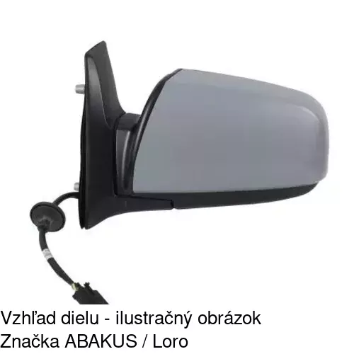 Vonkajšie zrkadlo POLCAR 5563515E