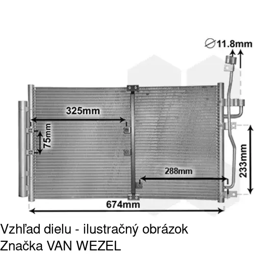 Chladiče klimatizácie POLCAR 5565K8C1 - obr. 2