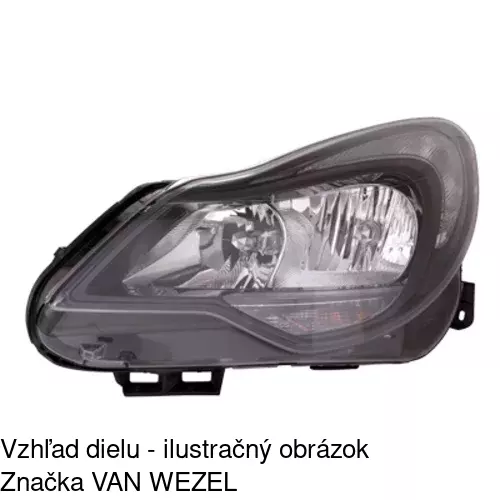 Hlavný reflektor POLCAR 55B1093E - obr. 5