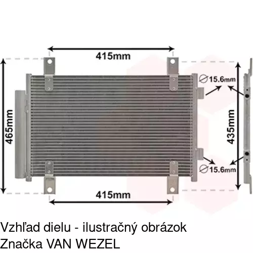 Chladiče klimatizácie POLCAR 5704K81X - obr. 3