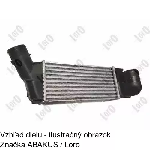Chladiče vzduchu (Intercoolery) 5711J81X /POLCAR/ - obr. 2