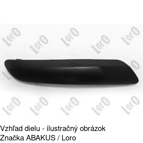 Lišta nárazníka POLCAR 571296-5