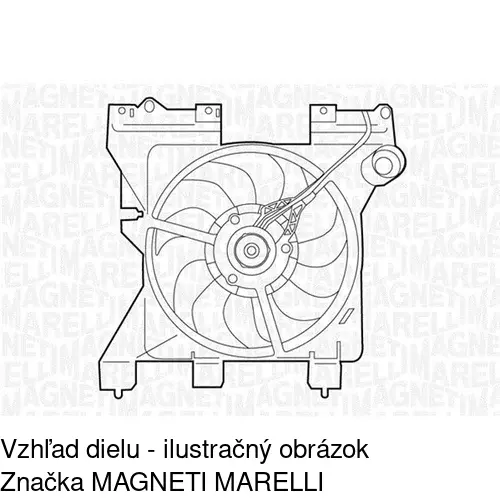 Ventilátor bez krytu / podpery POLCAR 572323U2 - obr. 2