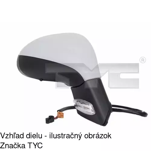 Vonkajšie zrkadlo POLCAR 5724525S