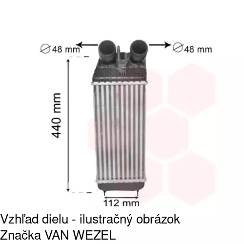 Chladiče vzduchu (Intercoolery) POLCAR 5724J8-1 - obr. 4