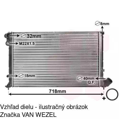 Chladiče vody POLCAR 574708-1 - obr. 3