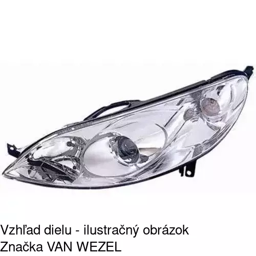 Hlavný reflektor POLCAR 574809-E - obr. 4