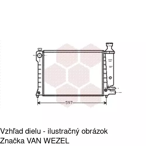 Chladiče vody POLCAR 576508-1 - obr. 2