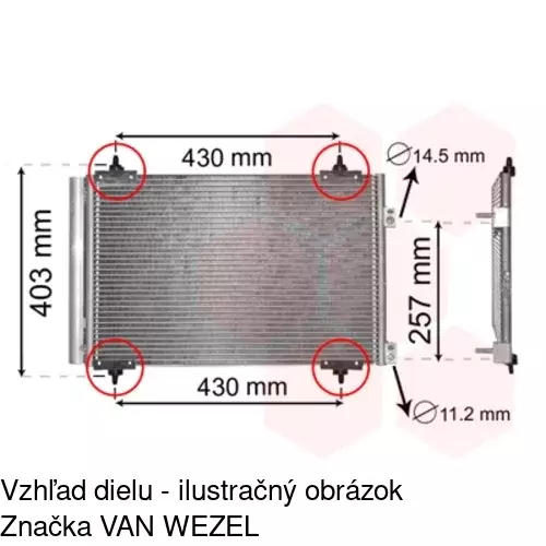 Chladiče klimatizácie POLCAR 5780K8C1S - obr. 3