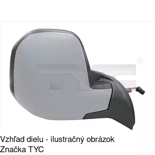 Vonkajšie zrkadlo POLCAR 5792515E