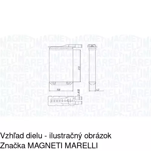 Radiátory POLCAR 6005N8-1 - obr. 1