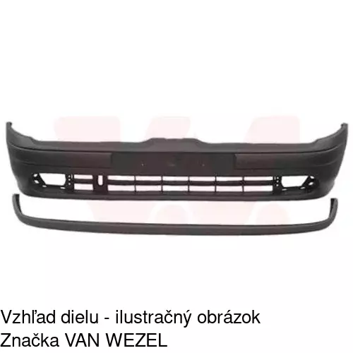 Predný nárazník POLCAR 600707-2