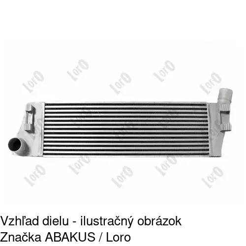 Chladiče vzduchu (Intercoolery) POLCAR 6012J8-1 - obr. 3