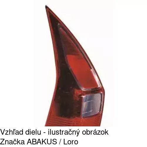 Zadné svetlo POLCAR 6013871H - obr. 1