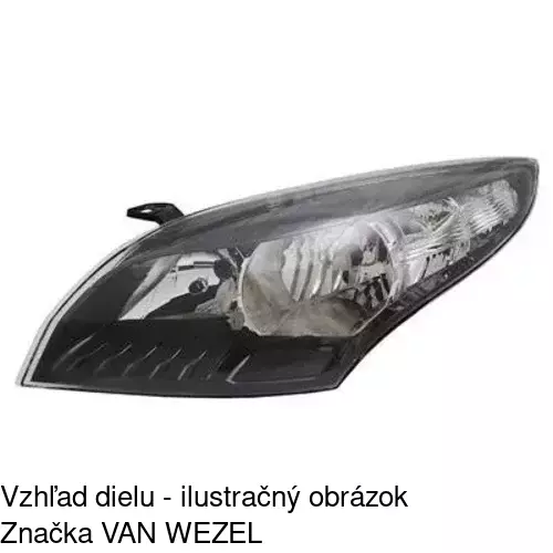 Hlavný reflektor POLCAR 6014093E - obr. 3