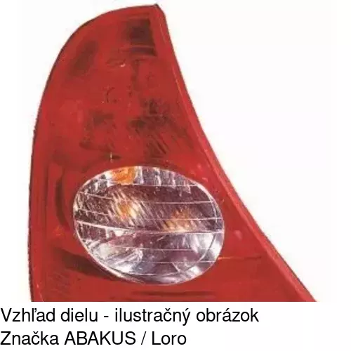 Zadné svetlo POLCAR 601688 - obr. 2