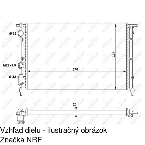 Chladiče vody POLCAR 601908A4