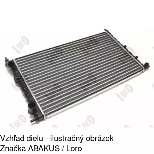 Chladiče vody POLCAR 602108A4 - obr. 1