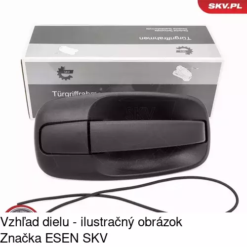 Vnútorná kľučka POLCAR 6026Z-44 - obr. 1