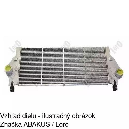 Chladiče vzduchu (Intercoolery) POLCAR 6037J8-1 - obr. 3