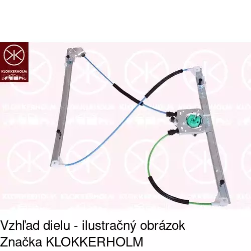 Elektrický mechanizmus okna dverí POLCAR 6037PSE1 - obr. 2