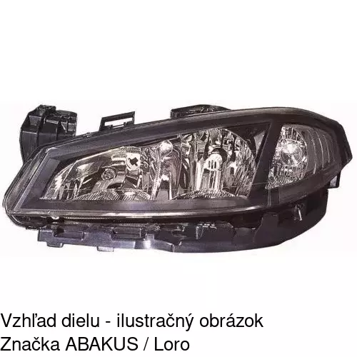 Hlavný reflektor POLCAR 603810-V - obr. 2