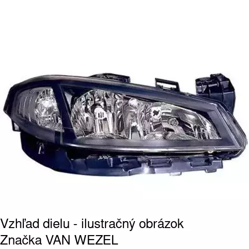 Hlavný reflektor POLCAR 603810-V - obr. 3